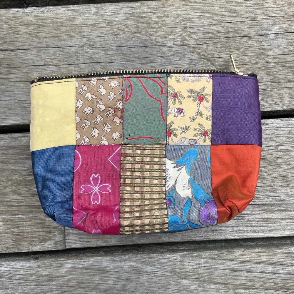 Patchwork Multicolor Mini Clutch - image 1